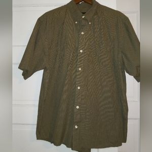 Eddie bauer relaxed fit XL short sleeve shirt green